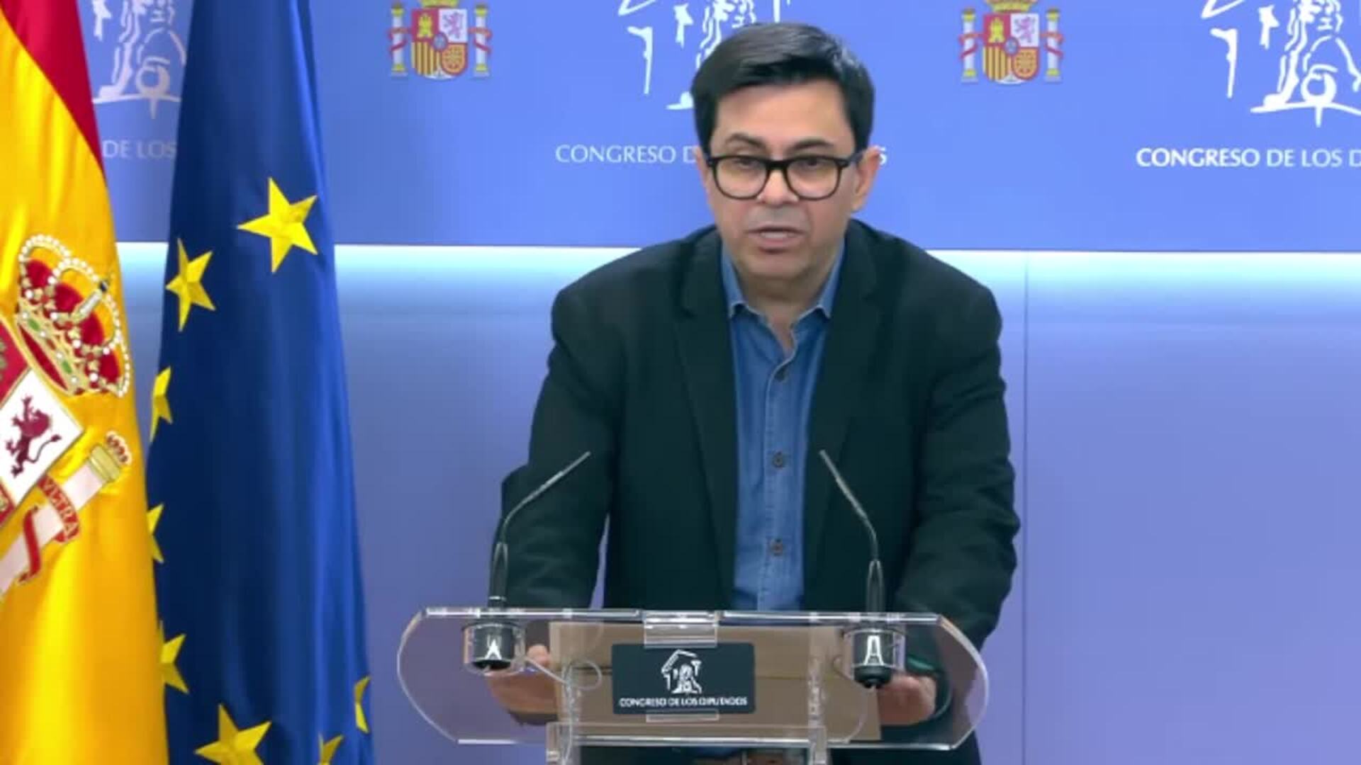 Pisarello (Comunes) pide también al Gobierno un decreto de embargo de armas a Israel