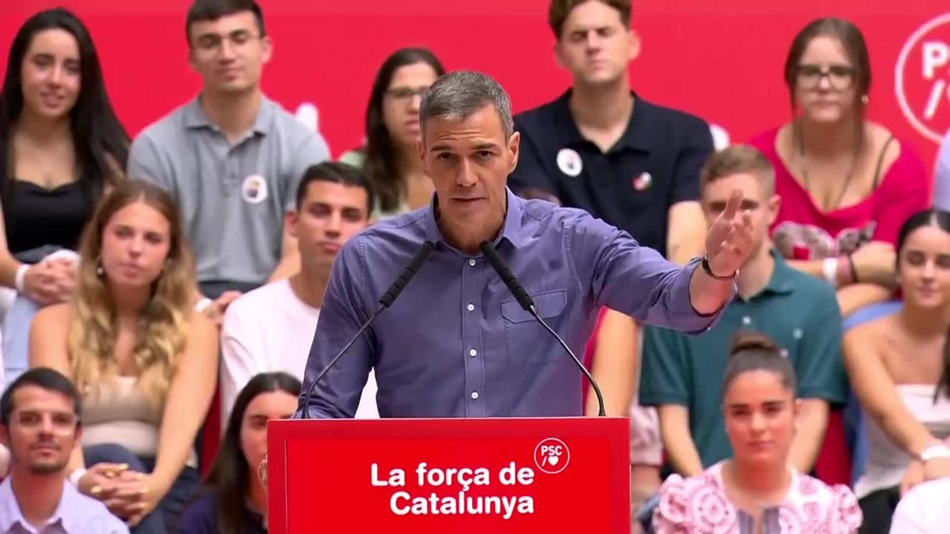 Sánchez acusa a Aznar de ver armas de destrucción masiva pero no la "barbarie" en Gaza