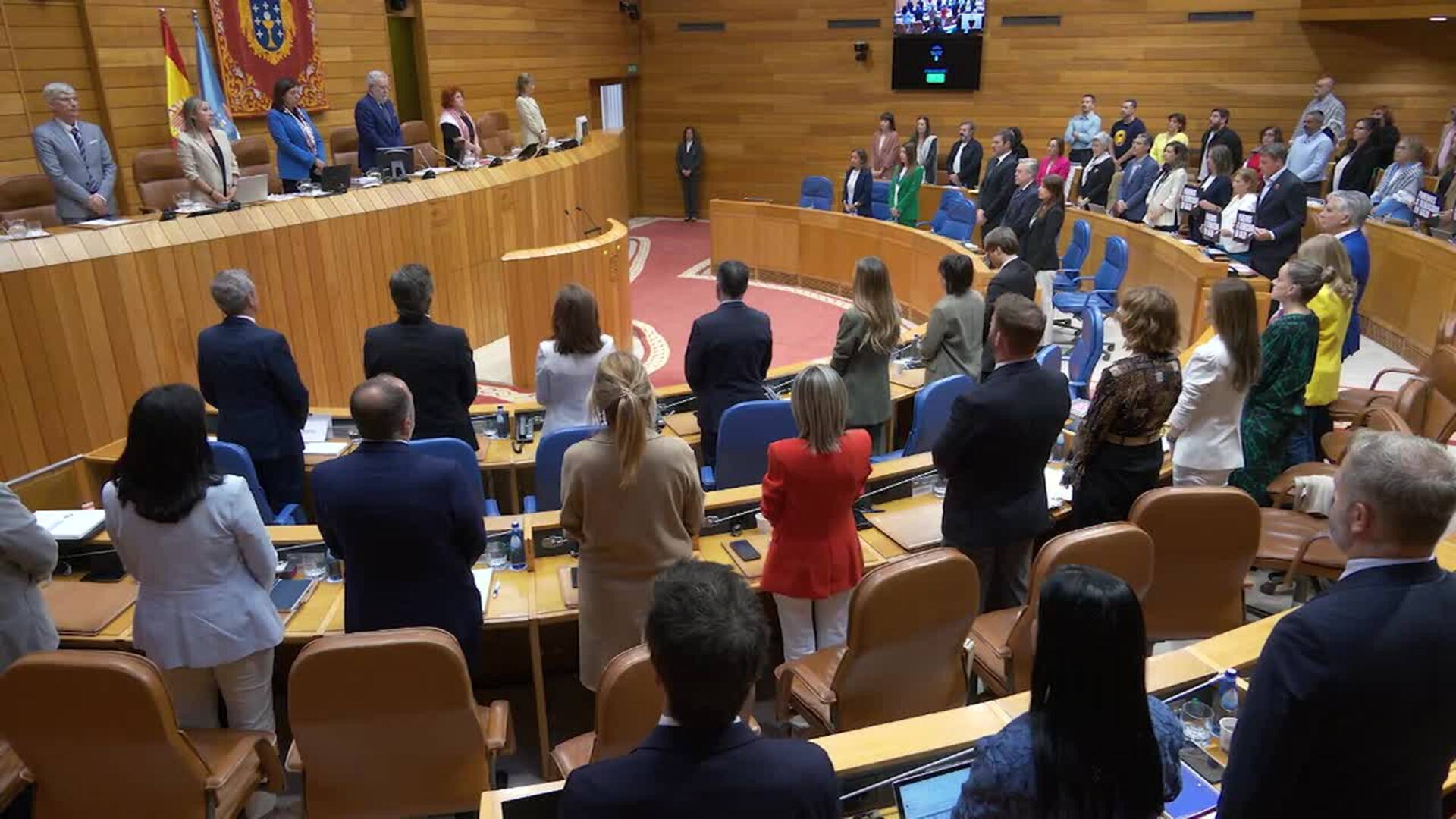 Toda la Cámara se une a minuto de silencio por "genocidio" palestino, con un PPdeG "consciente"