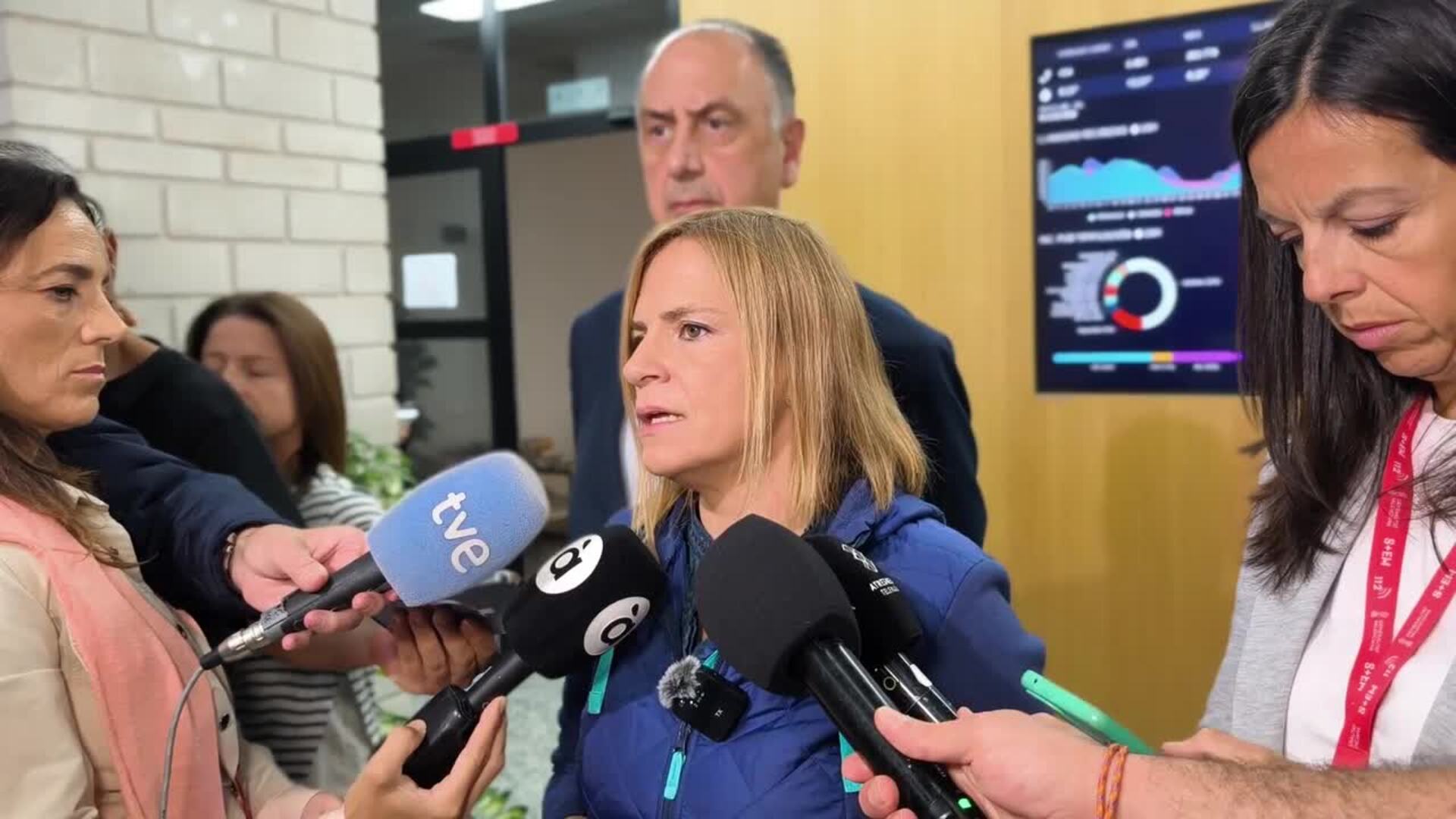 Bernabé destaca el trabajo "coordinado" entre administraciones para hacer frente a la alerta