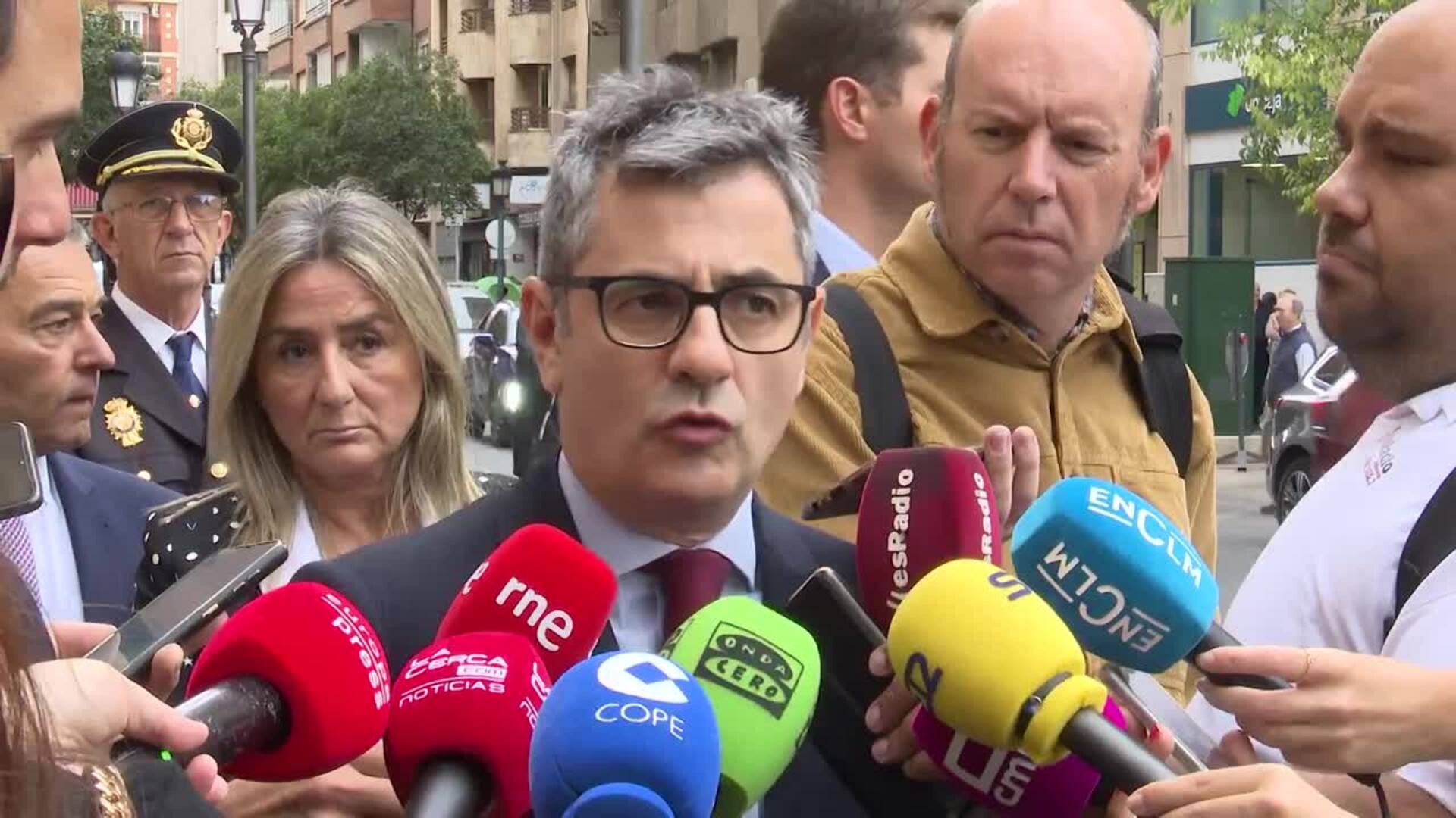 Bolaños remarca que la ausencia de Begoña Gómez fue de acuerdo a la ley procesal