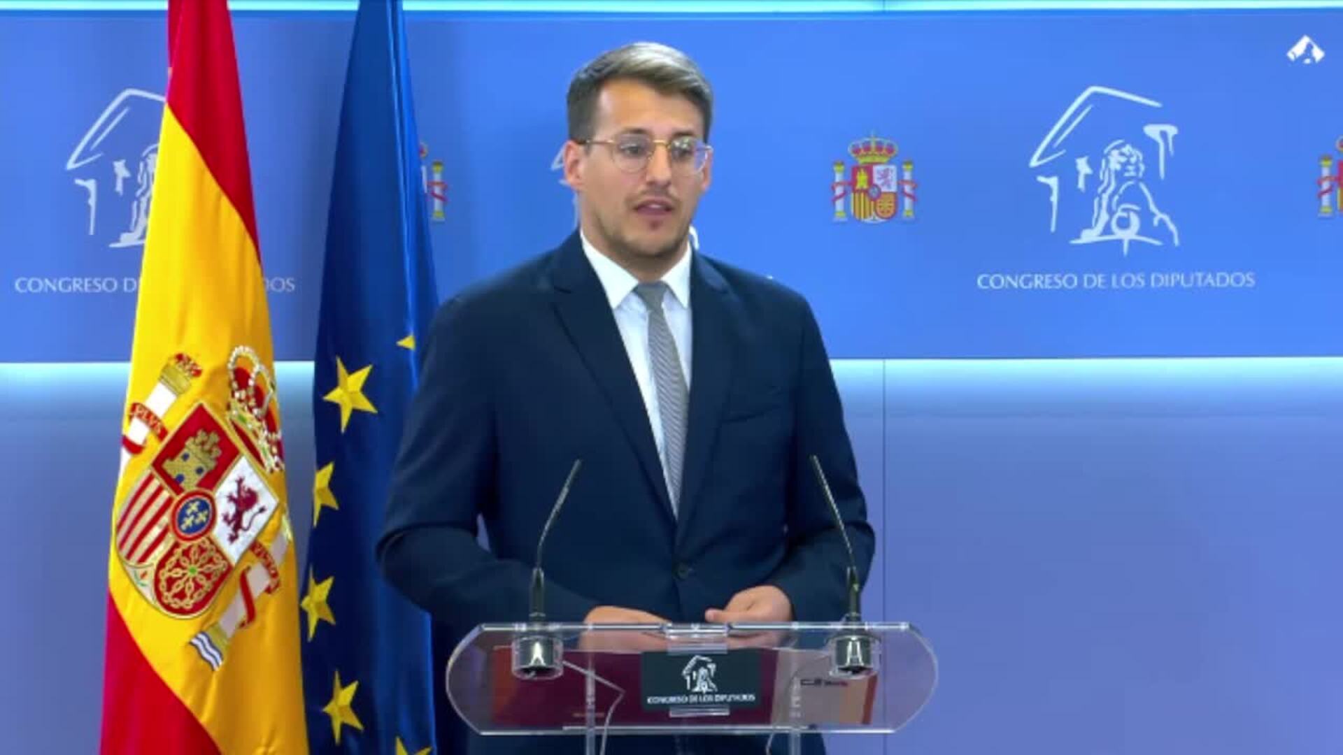 Jorge Pueyo (CHA) insta a Sánchez a convocar elecciones si no es capaz de aprobar nuevos PGE