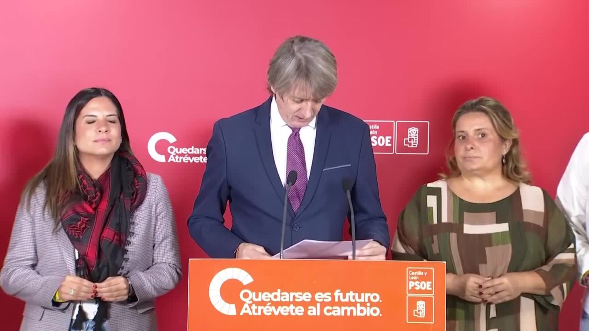 Martínez (PSOE) aboga por "terminar con 38 años de Castilla y León en blanco y negro"