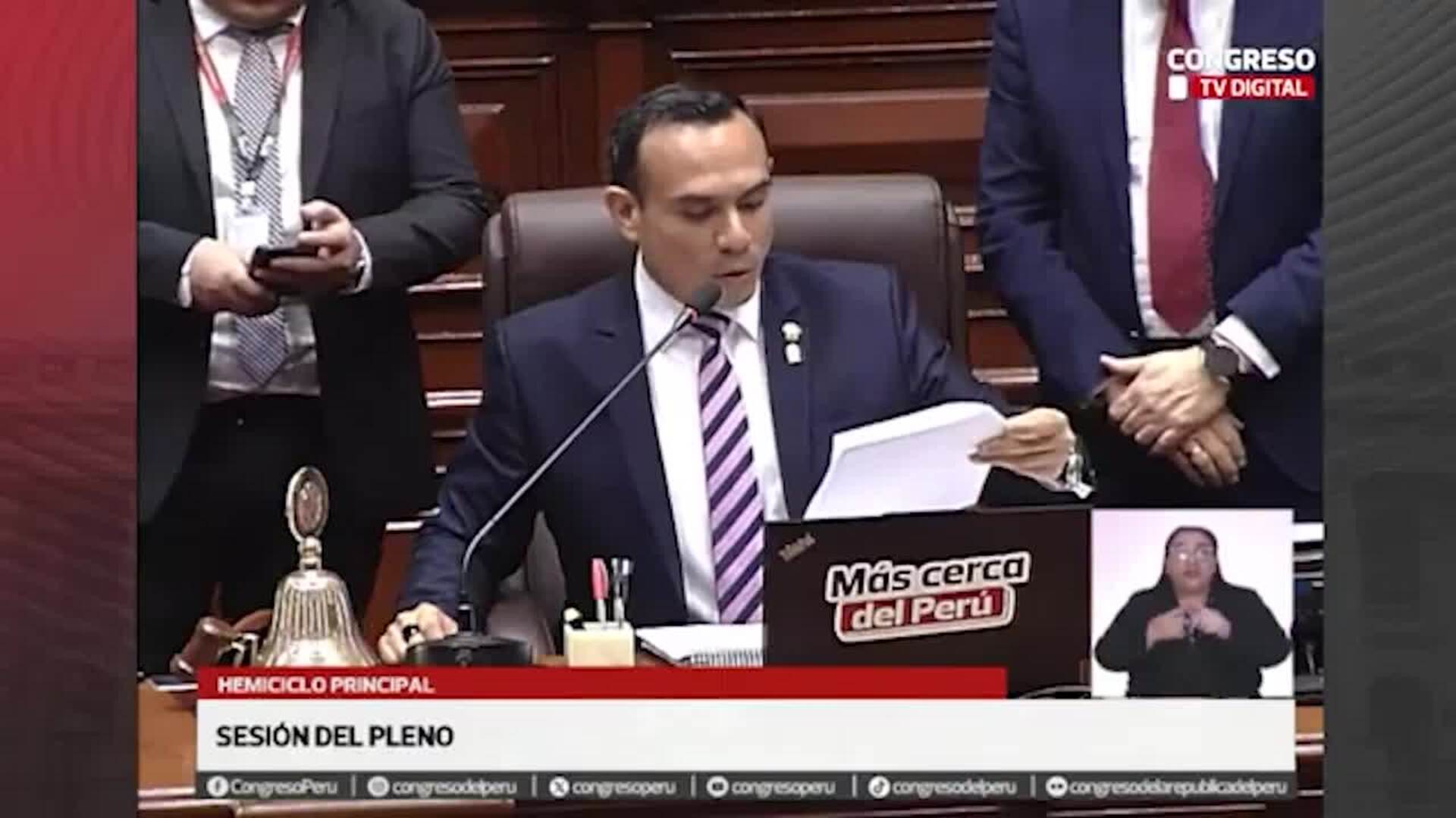 El Congreso de Perú destituye a Dina Boluarte como presidenta de la República
