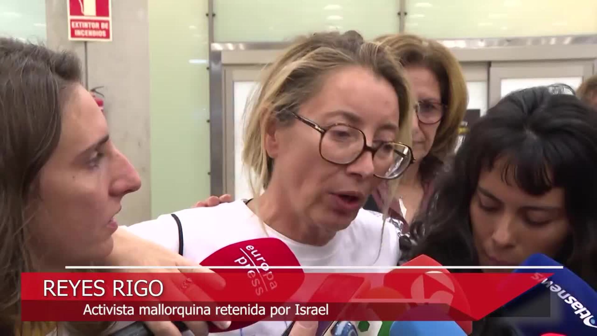 Reyes Rigo y otros cinco miembros de la segunda flotilla a Gaza ya están en España