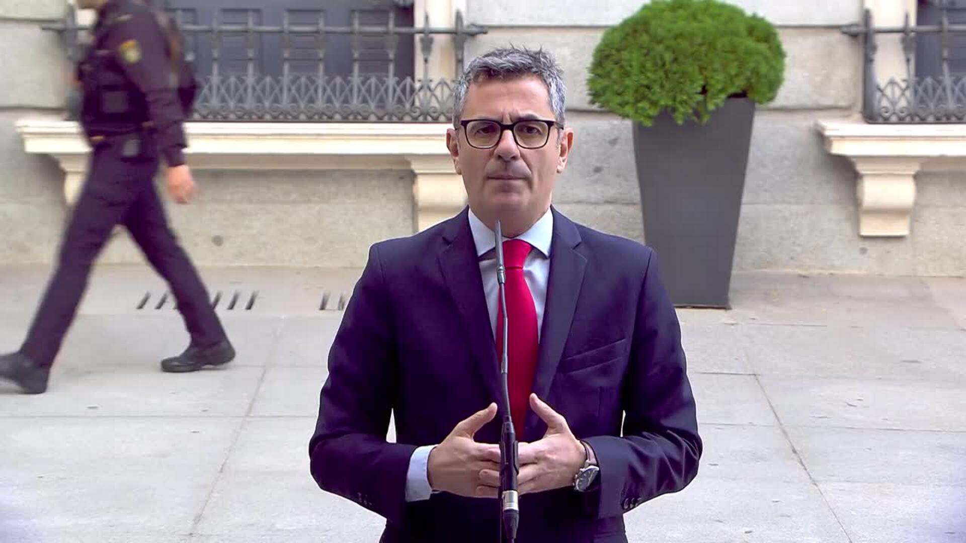 Félix Bolaños ensalza la labor del Gobierno en la OPA