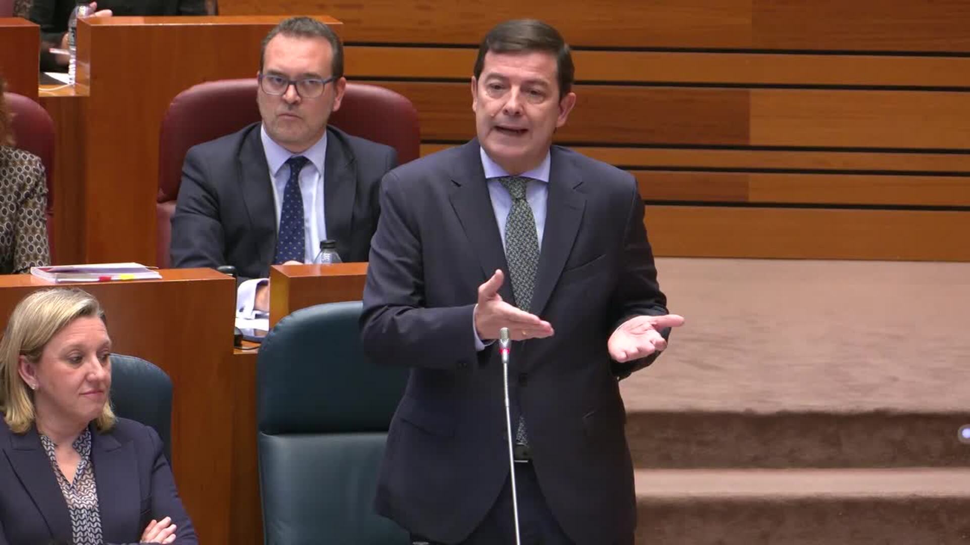 Mañueco reprocha a PSOE que registrará el PGC "cuantas veces sea necesario"