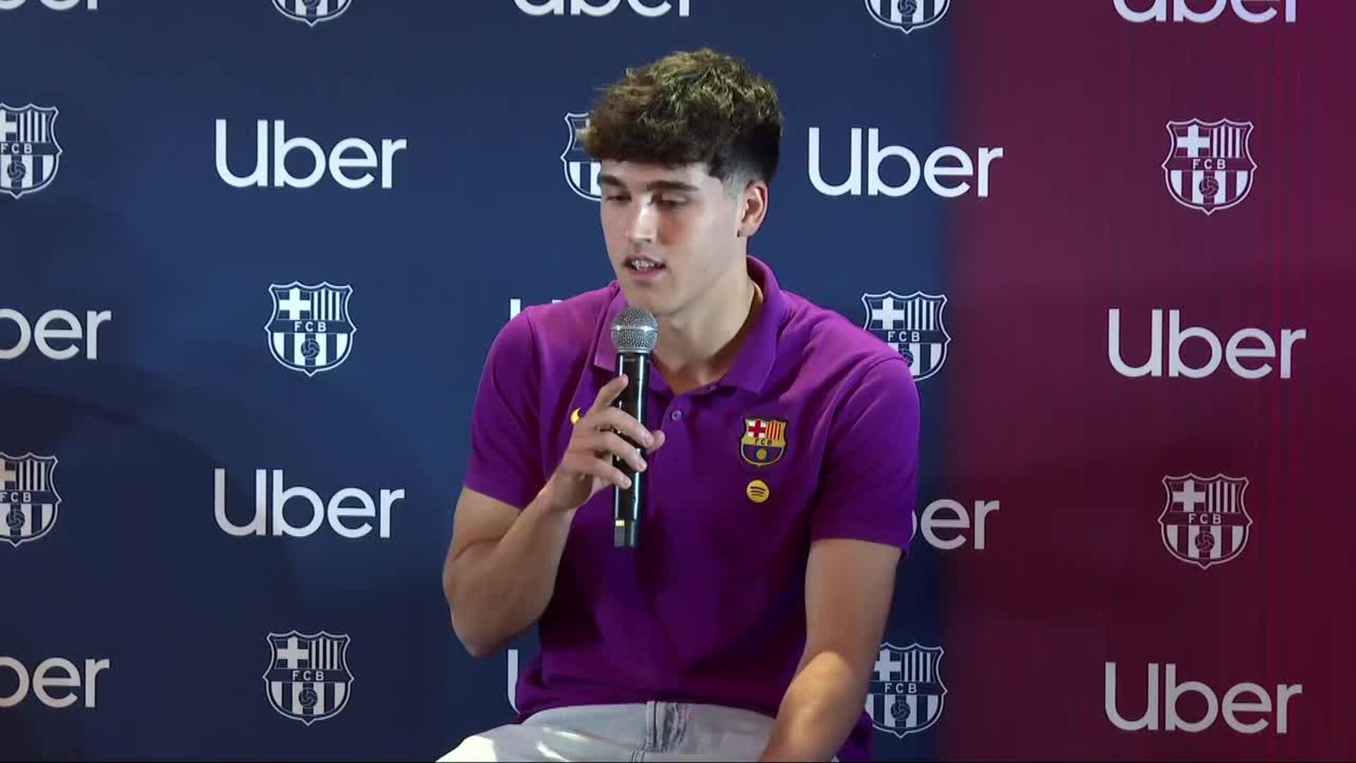 Pau Cubarsí: "La Liga española se tiene que jugar aquí, no fuera"