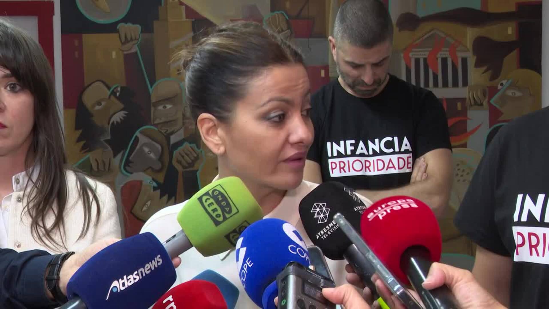 Sira Rego subraya que Sumar e IU "siempre" fueron "críticos" con el aumento del gasto militar