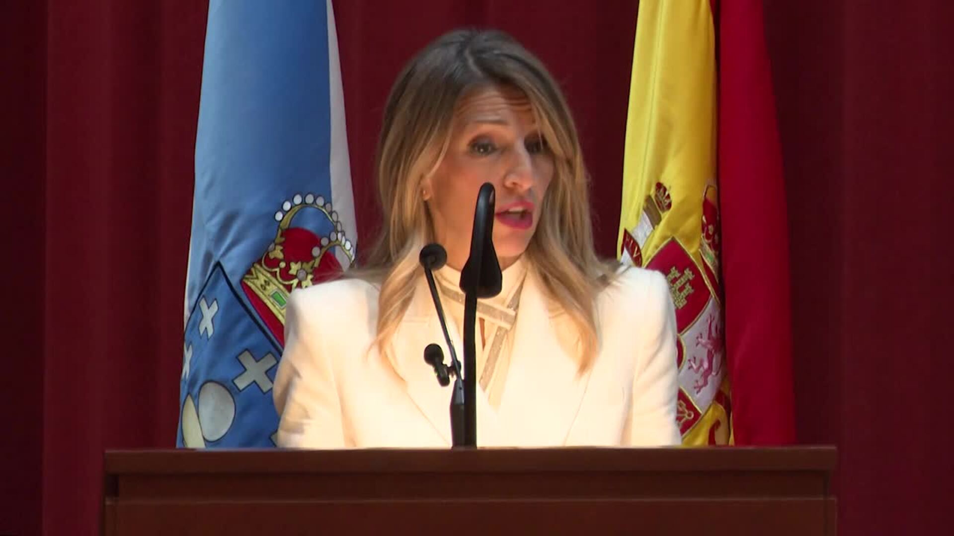 Yolanda Díaz reprocha los discursos "frívolos" sobre fiscalidad