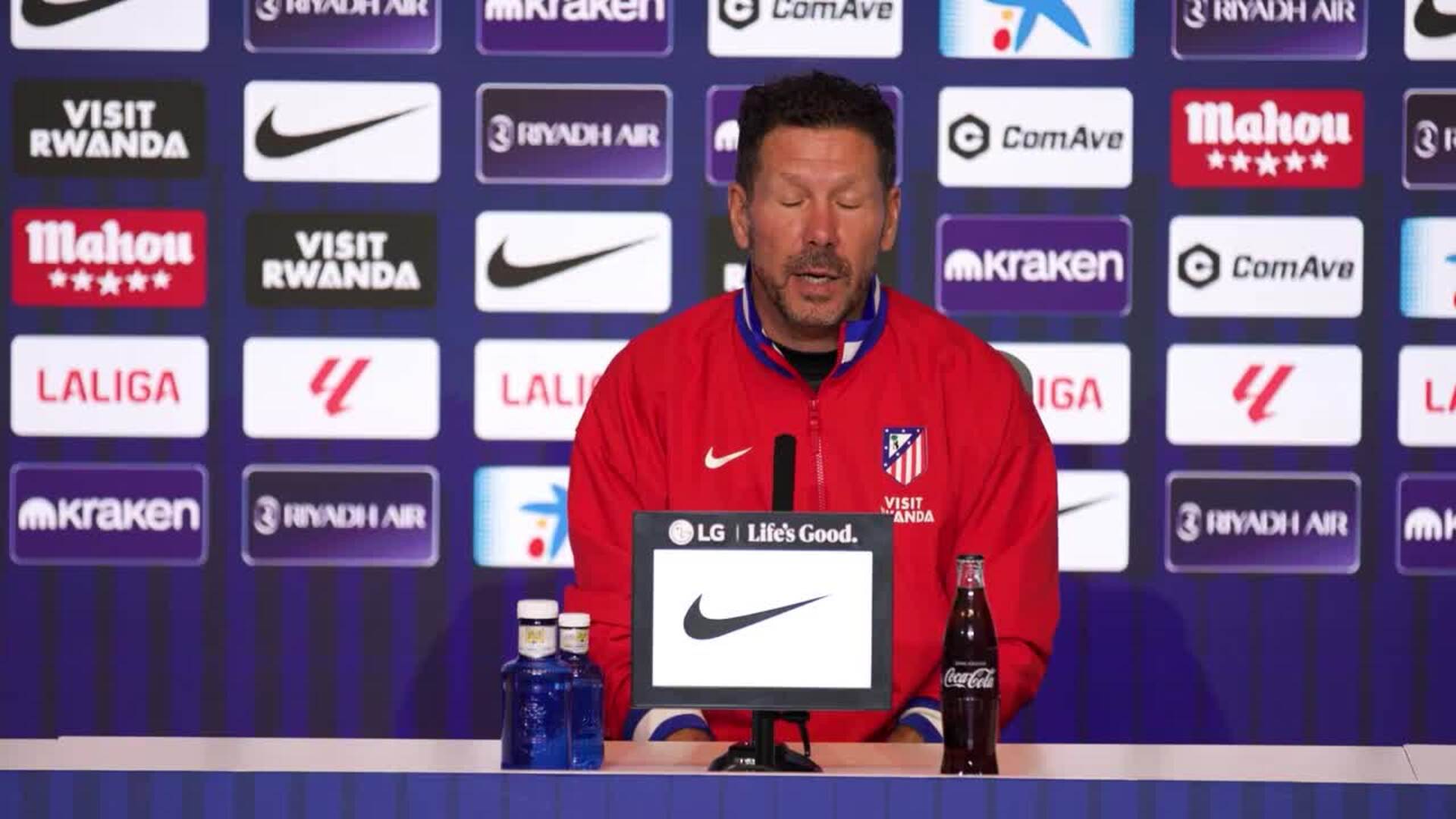 Simeone: "Cuando se logra tener regularidad en partidos fuera ya no es sólo por una cosa"