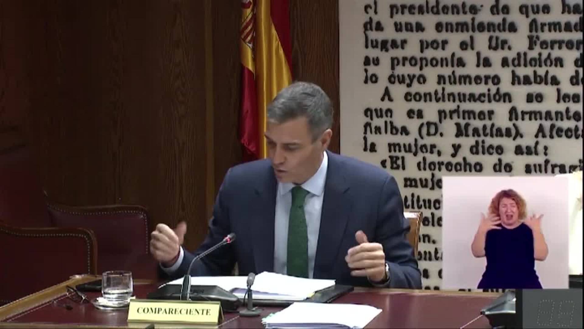 Sánchez siente "una enorme pena por el lodazal al que el PP está convirtiendo el Senado"