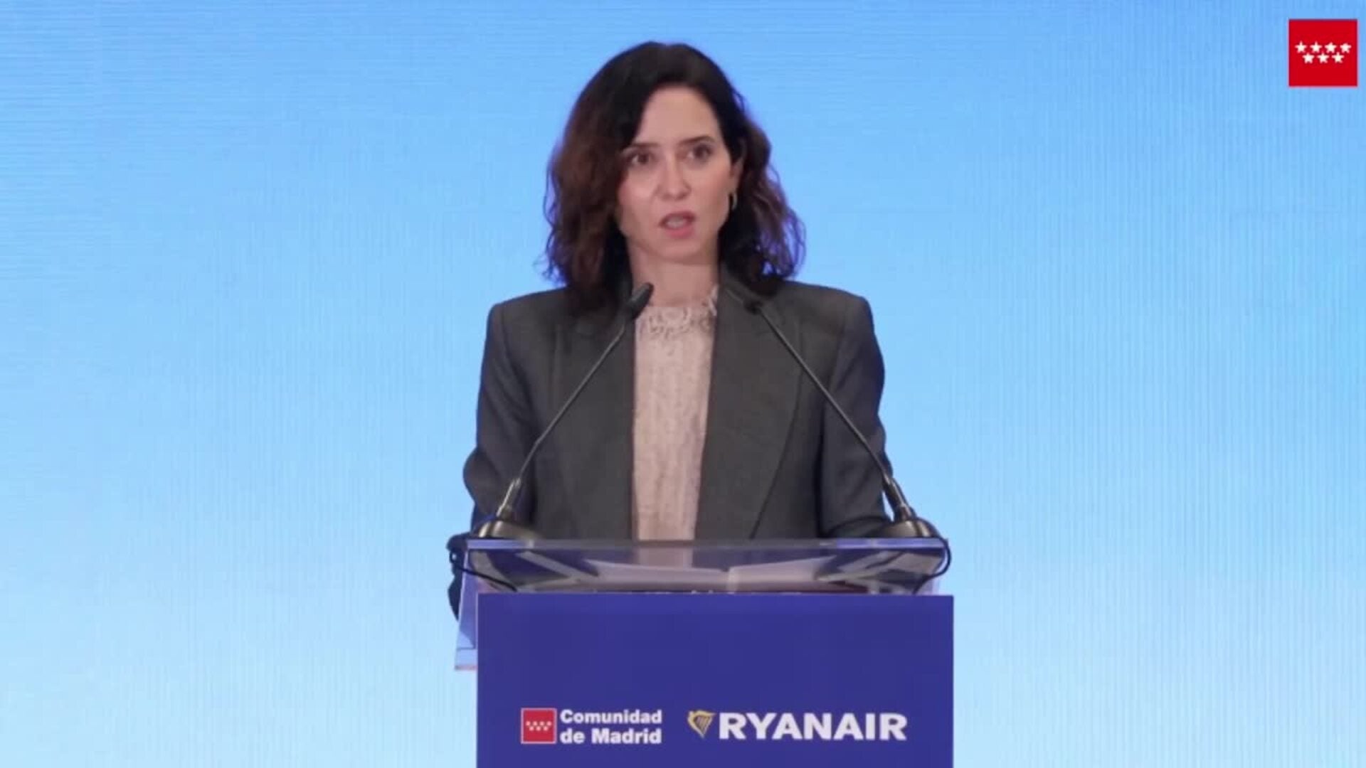 Ayuso asegura que Ryanair debe ser "socio destacado"