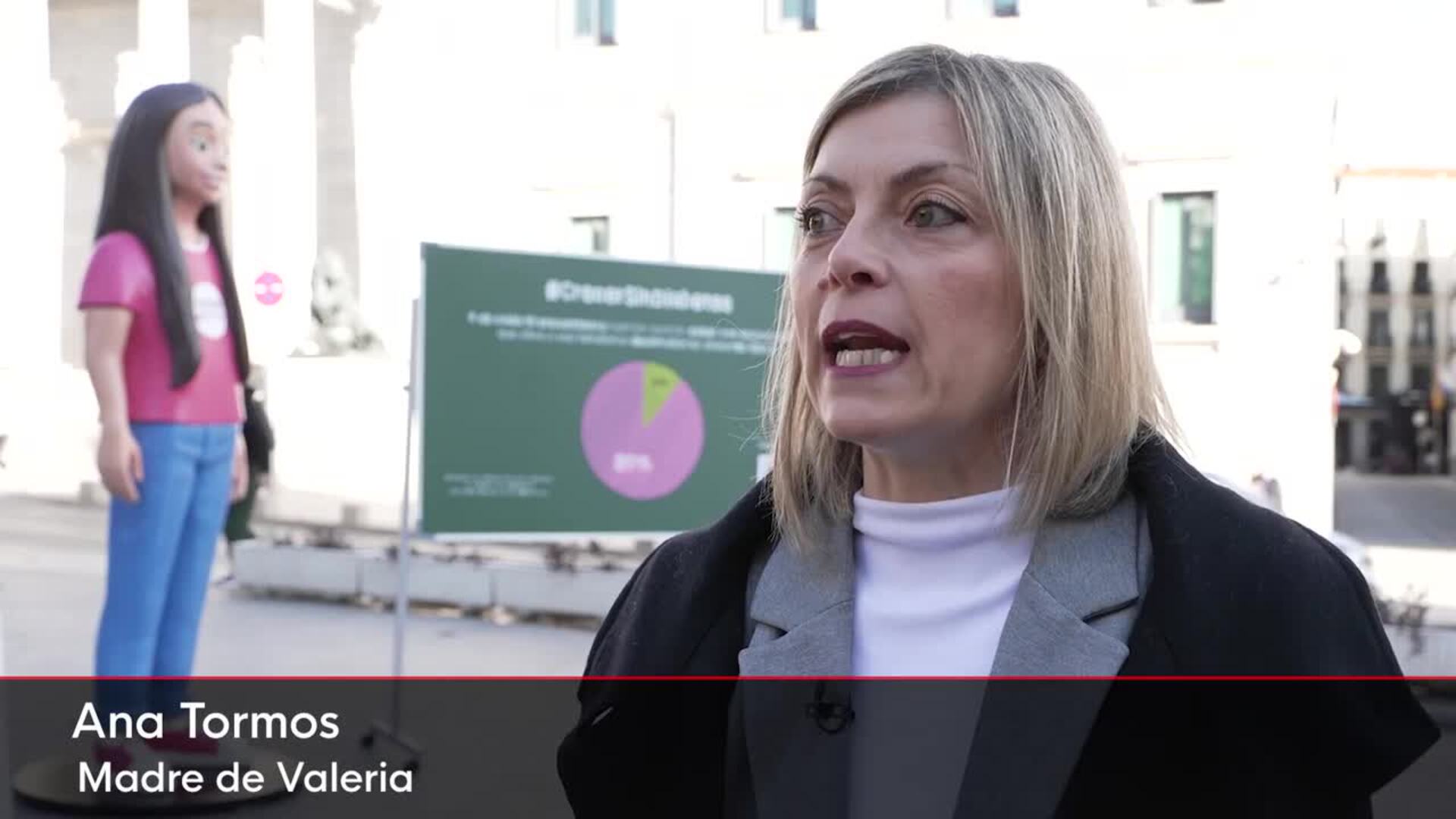 Alejandra y Valeria ponen cara a la diabetes tipo 1 frente al Congreso