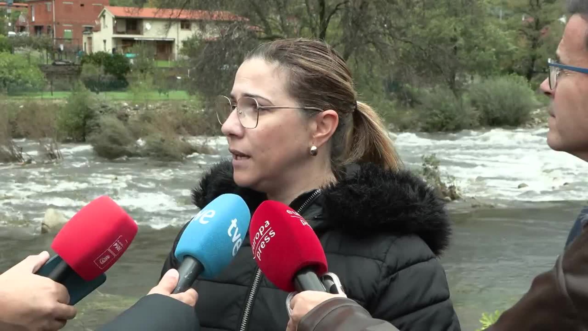 Alcaldesa Navaconcejo dice que la localidad vivió "con incertidumbre" la borrasca 'Claudia'