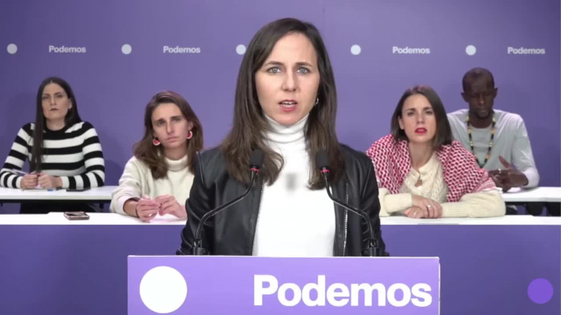 Podemos acusa al Gobierno de permitir que la derecha "asesine civilmente" al fiscal general