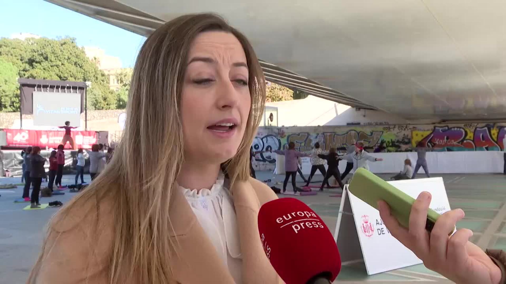 El río de Valencia escenario de actividades para concienciar sobre la violencia de género