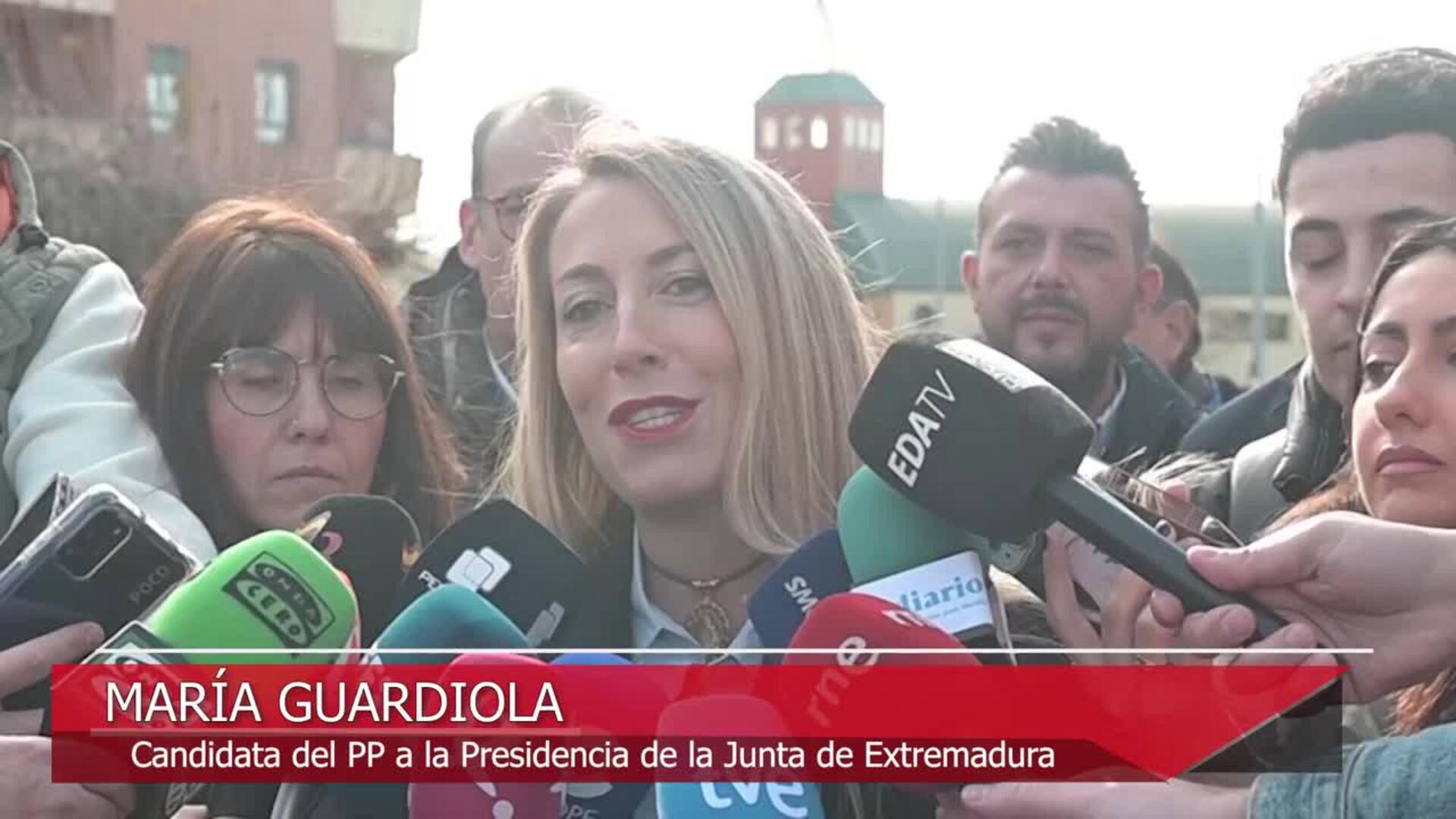Los candidatos a la presidencia de la Junta de Extremadura llaman a la participación