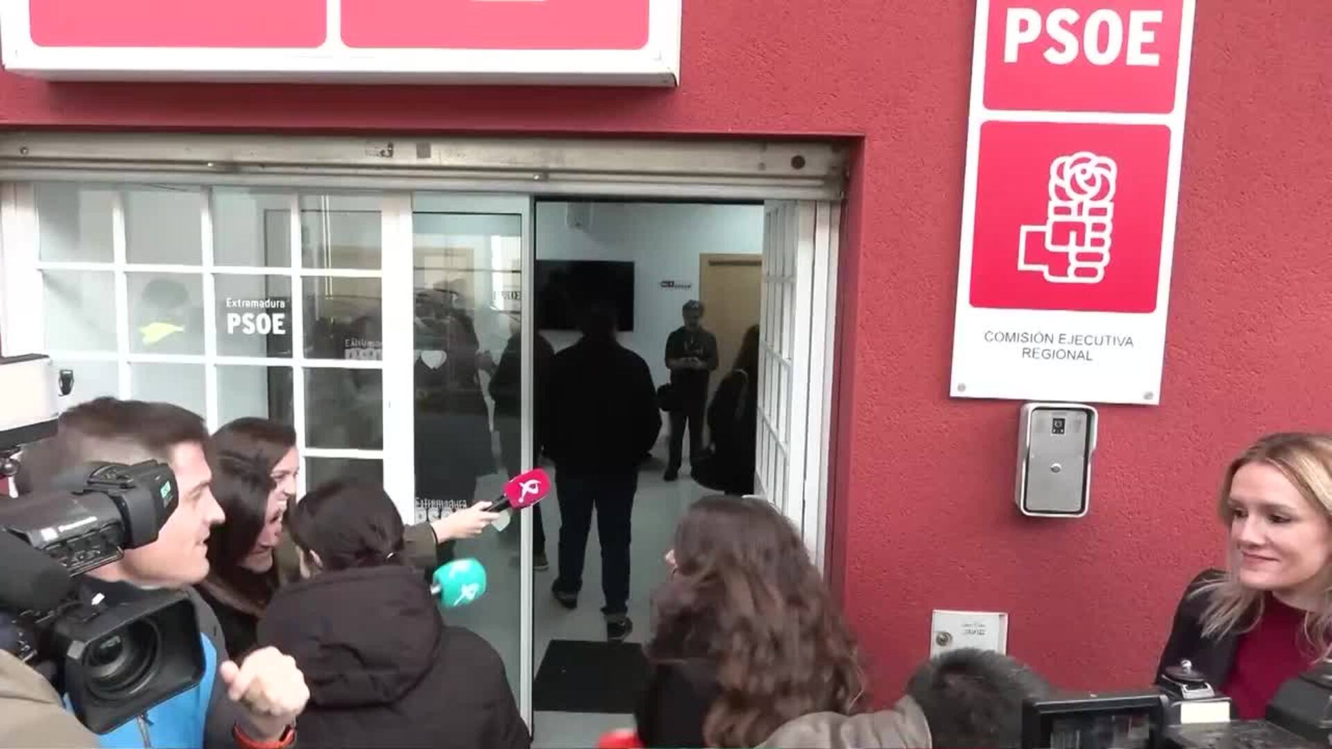 Miguel Ángel Gallardo presenta su dimisión como secretario general del PSOE de Extremadura