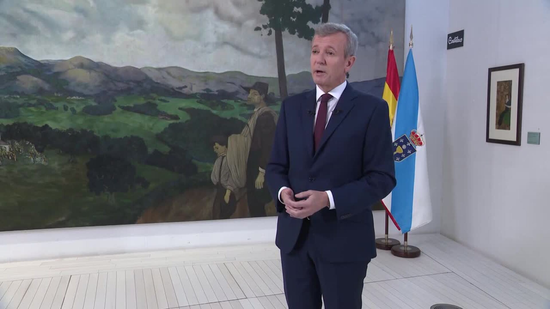 Rueda fija en su mensaje de Fin de Año el camino de la Xunta en 2026: “Gobernar, no entretener”