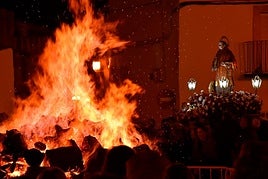 Imagen de una pasada edición de las hogueras de San Vicente.