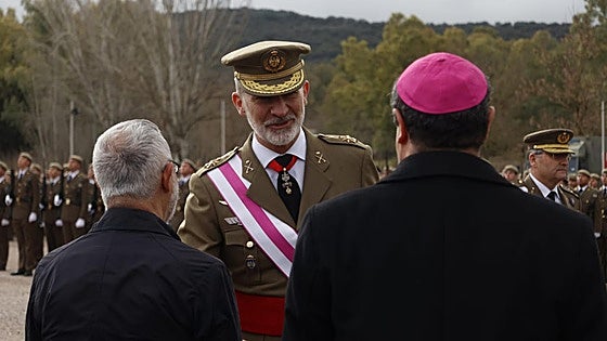 El Rey en Cáceres: «Esta jura de bandera es de soldados vocacionales»