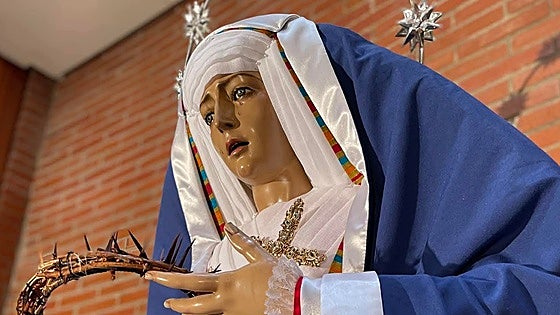 Culmina tras ocho meses la restauración de la imagen de la Virgen de Nazaret