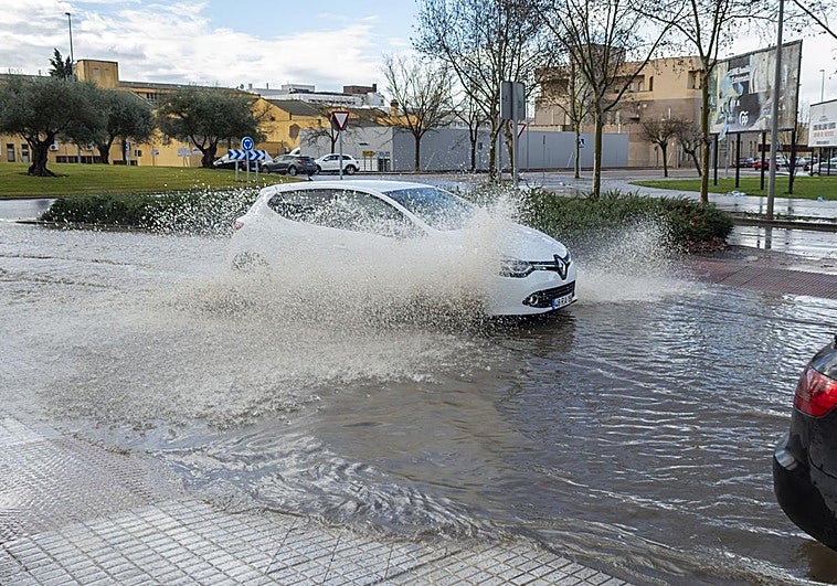 La borrasca deja más de 80 litros y rachas de viento de 103 km/h en Extremadura