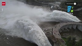 Alqueva, el mayor embalse de Europa, empieza a desembalsar por cuarta vez en su historia