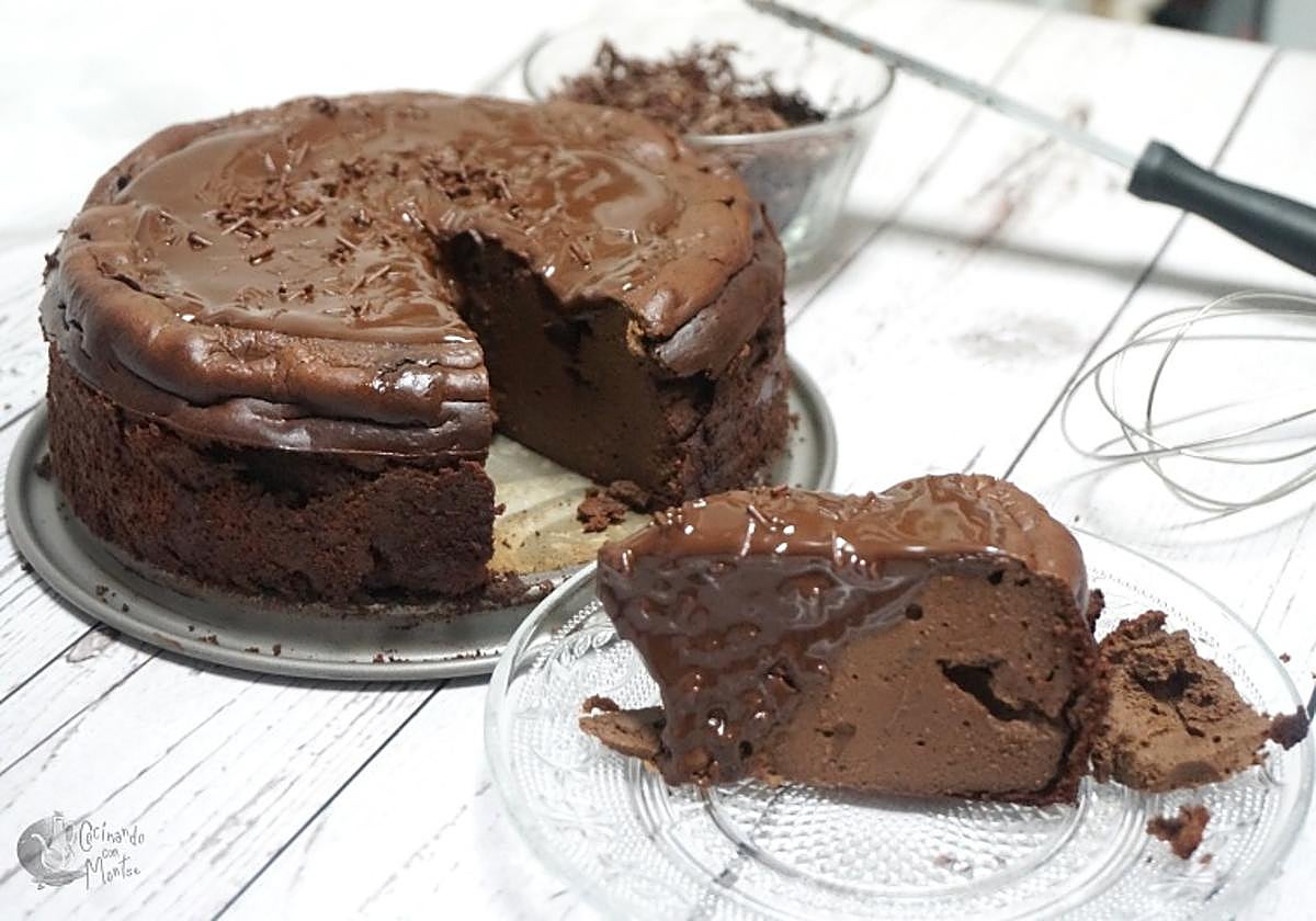 Tarta de chocolate fácil y rápida