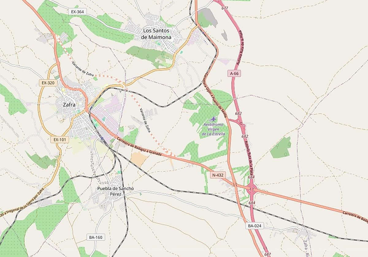 Muere un gruista tras sufrir un atropello en la A-66, cerca de Zafra 