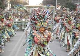 Las mejores imágenes del desfile infantil de Comparsas del Carnaval de Badajoz (II)