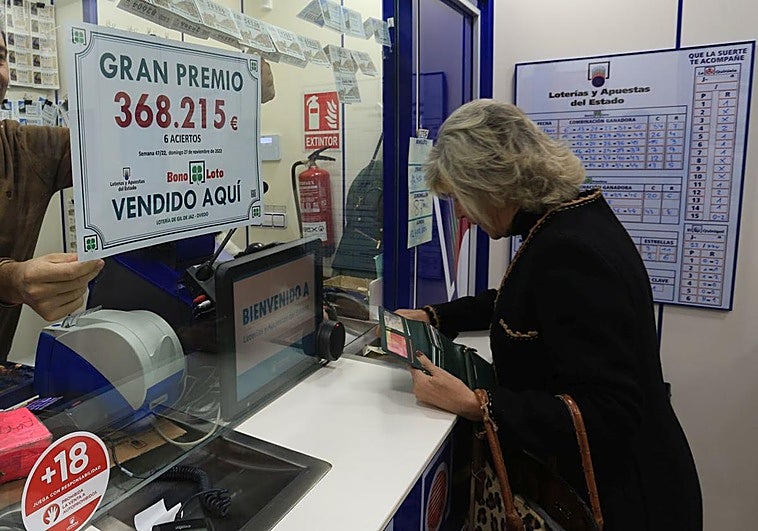 Un agraciado en el sorteo de la Bonoloto se lleva más de 193.000 euros este miércoles