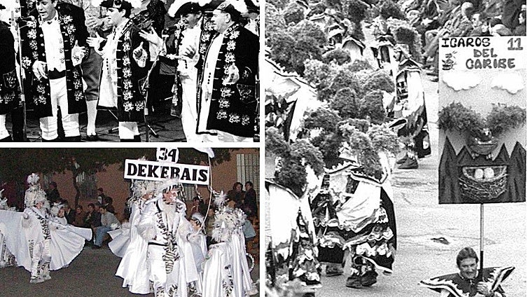 La murga 'El nombre da igual' y las comparsas Caribe y Dekebais, nuevas placas en el paseo del Carnaval
