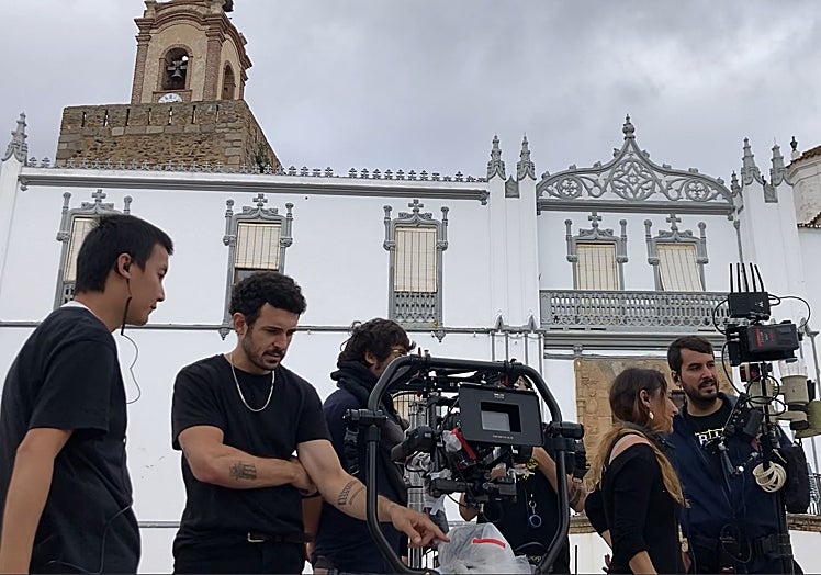 Imagen del rodaje de la película documental de Silvia Venegas.