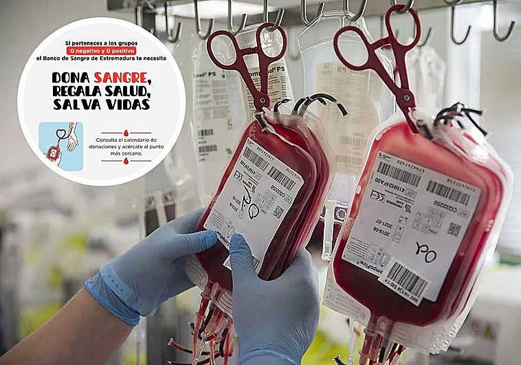 El SES hace un llamamiento urgente para donar sangre por la falta de reservas en Extremadura