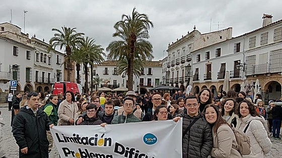 500 participantes en la XIV Marcha por la Diversidad de Down en Zafra