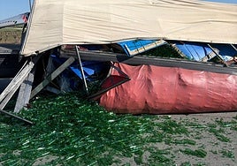 Fotos | Así han quedado los vehículos implicados en el accidente en Zafra