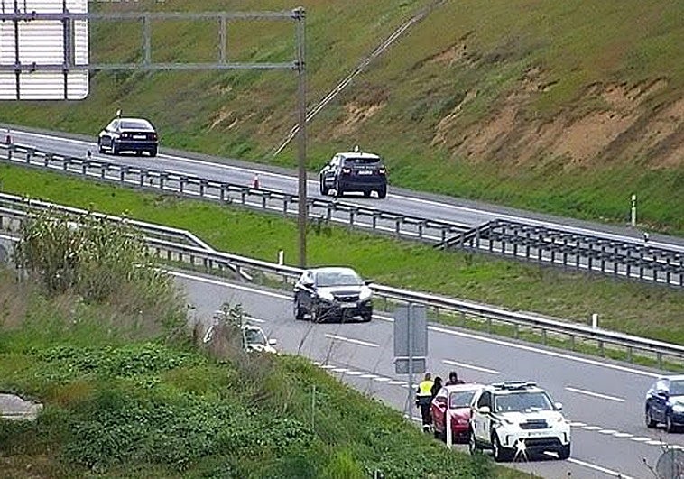 Varios accidentes en la A-5 complican el tráfico entre Extremadura y Madrid