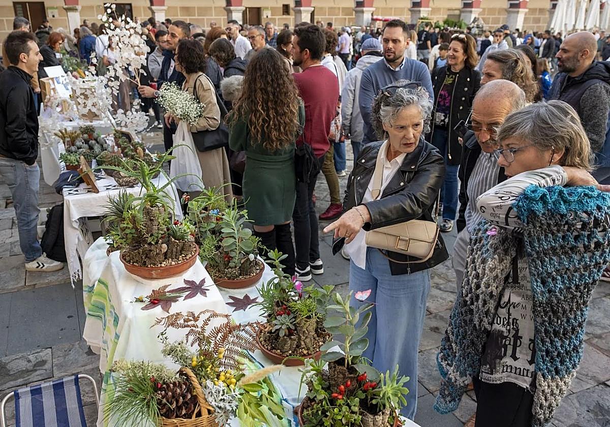 El mercado de las flores regresa este sábado a la plaza Alta de Badajoz 