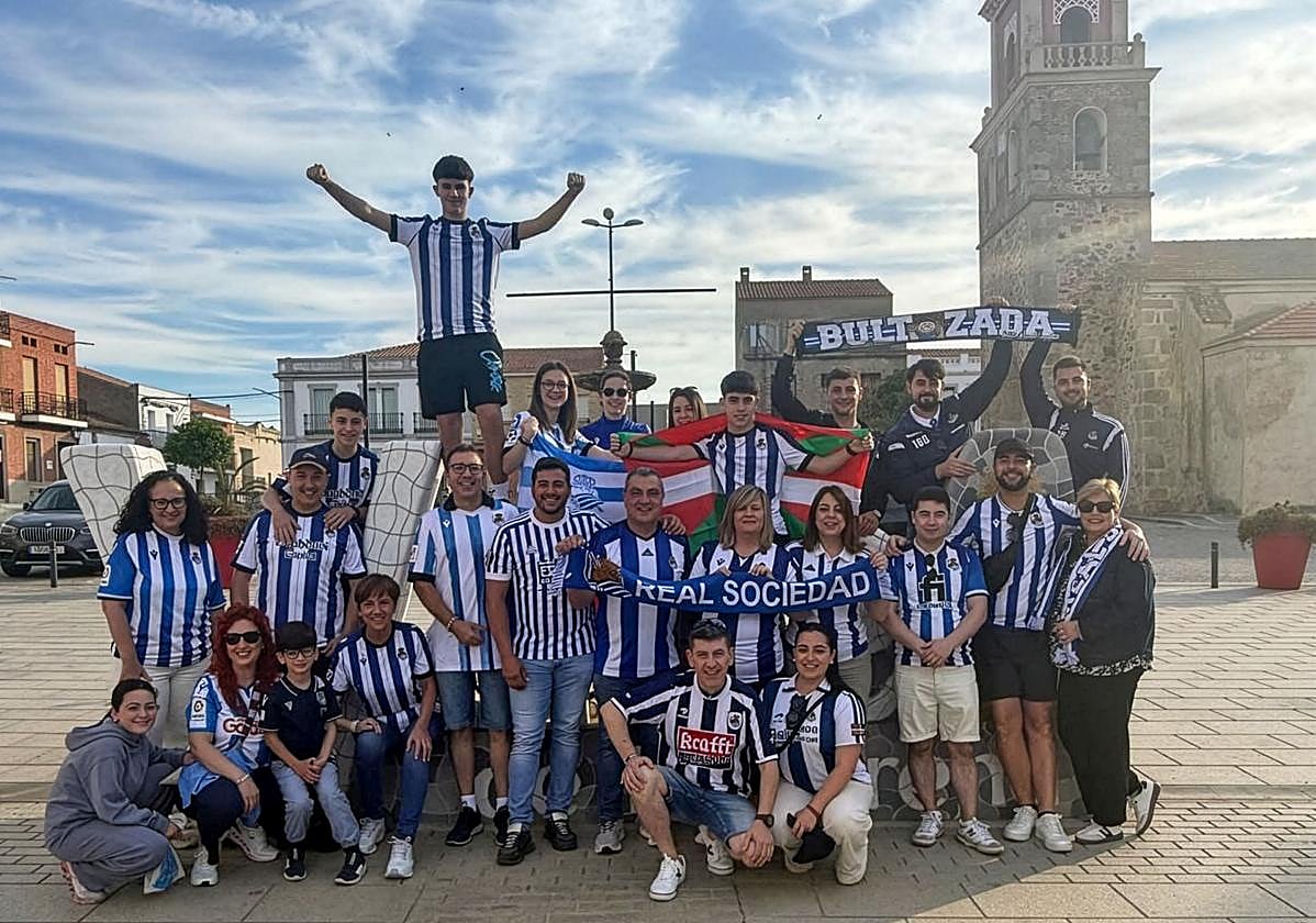 Una expedición txuri urdin desde Extremadura