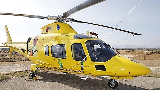 Herido un trabajador al caer de una altura en Logrosán
