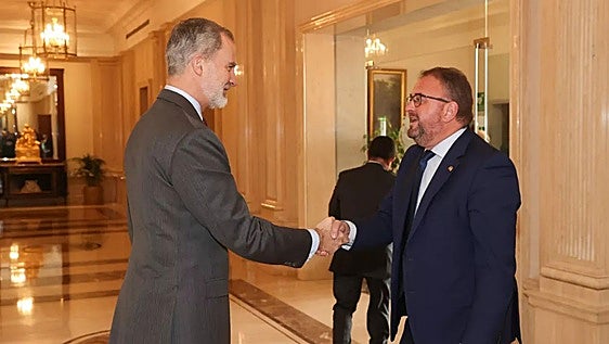 Osuna participa esta mañana en la audiencia con Felipe VI por el Día Internacional del Patrimonio Mundial