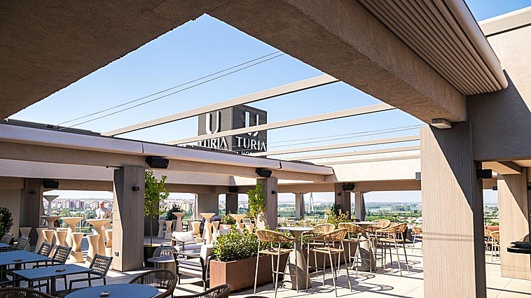 Así es la terraza del Hotel Turia