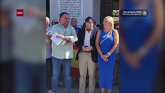 Mérida se concentra como muestra de apoyo a Ceuta