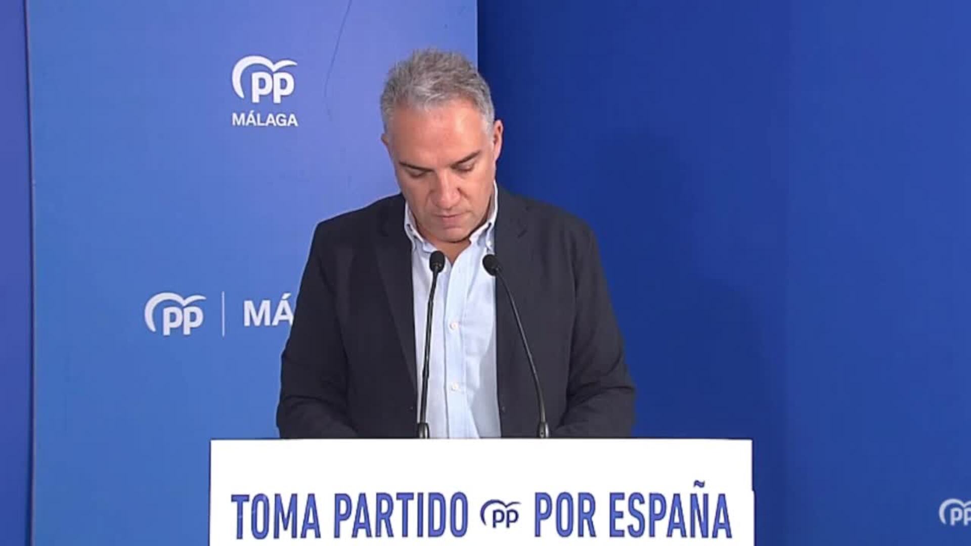 Bendodo critica que Sánchez se pone en "lado incorrecto de la historia" con Venezuela