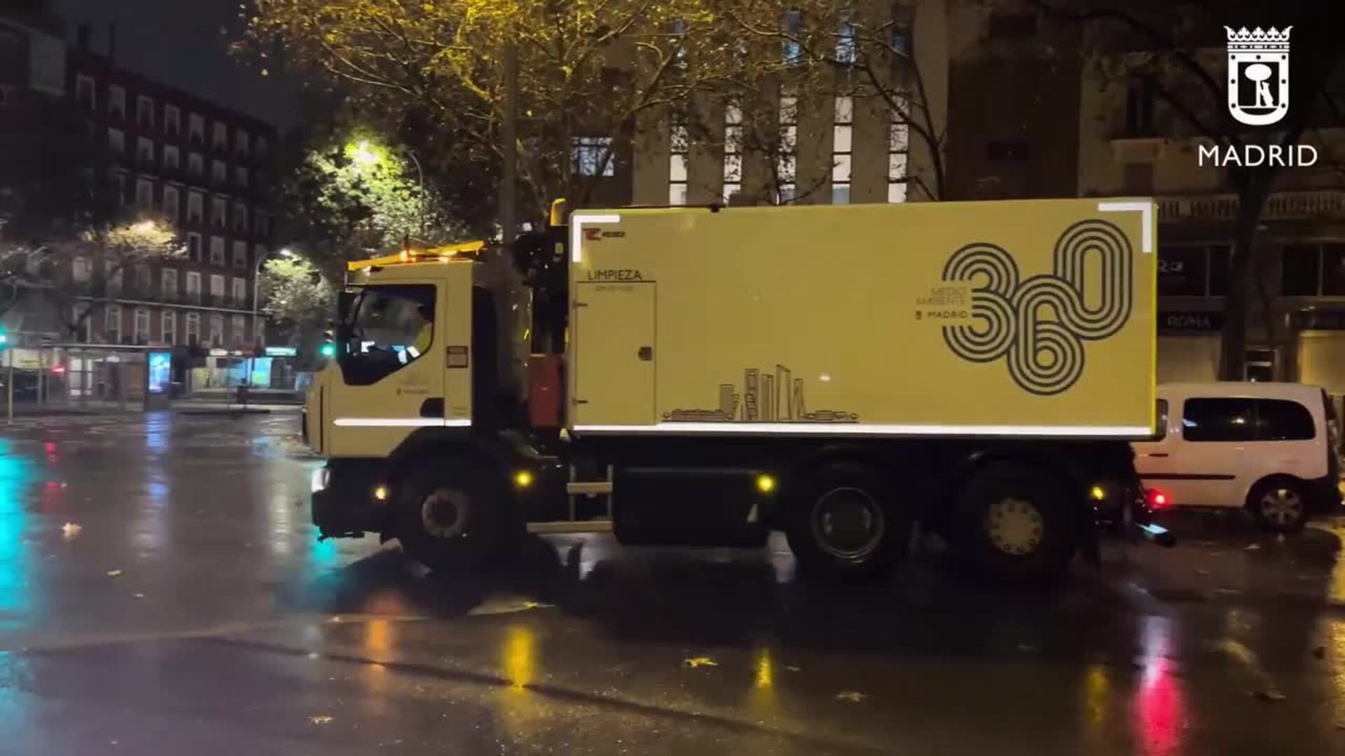 Dispositivo preventivo ante la nevada prevista en la ciudad de Madrid