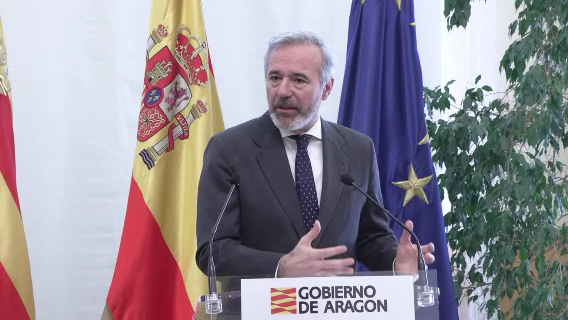 Azcón urge una reunión del Consejo de Política Fiscal ante el acuerdo de Sánchez y Junqueras