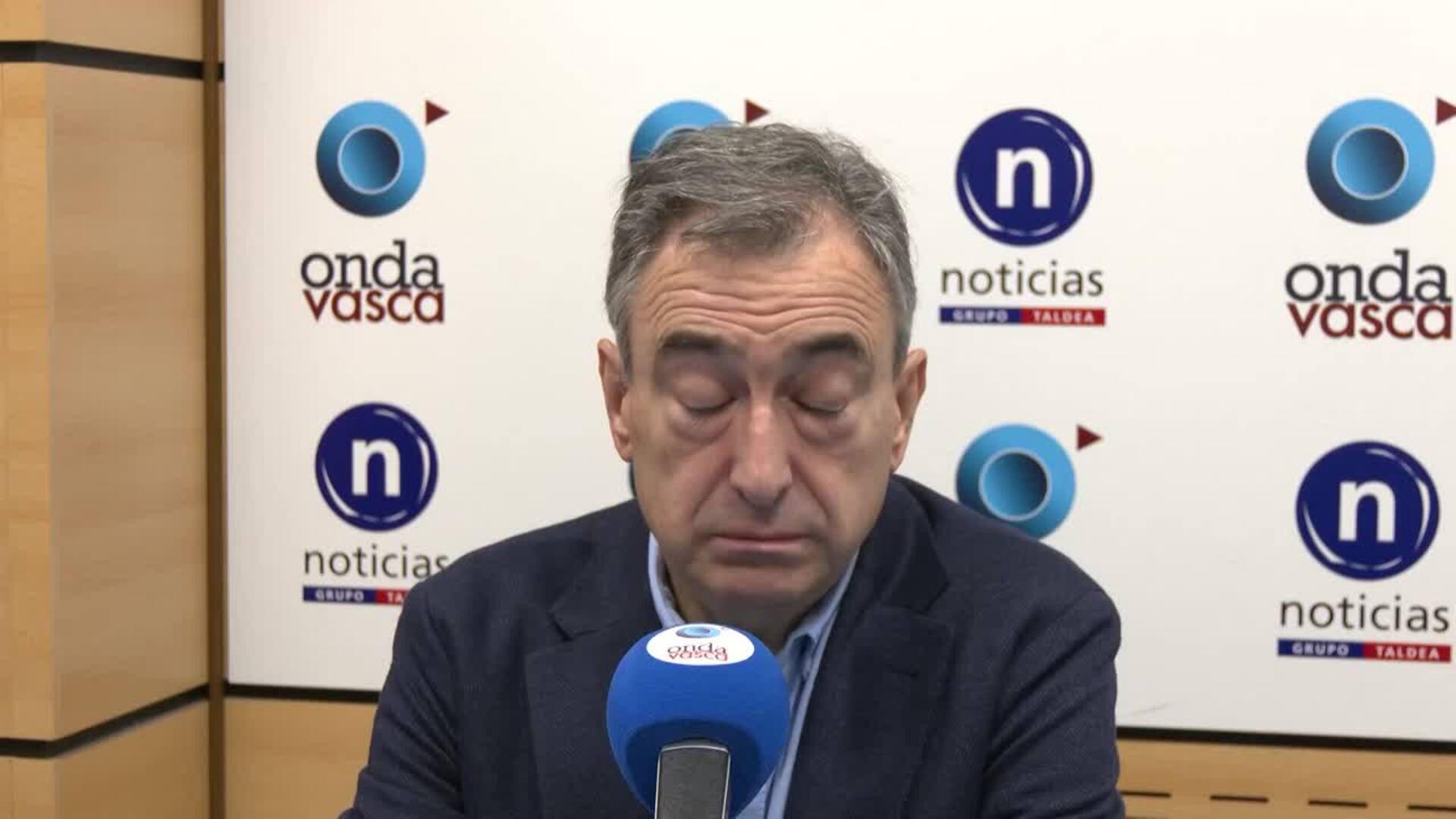Esteban avisa: si no se traspasan transferencias a Euskadi, no se quedarán "cruzados de brazos"