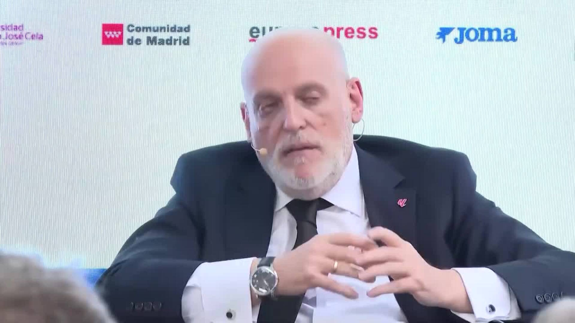 El presidente de LaLiga, Javier Tebas, protagoniza los Desayunos Deportivos de Europa Press